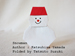 origami Snowman, Author : Katsuhisa Yamada, Folded by Tatsuto Suzuki